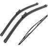JCAKES Automotive Tergicristalli Per Meriva A 2003 2004 2005 2006 2007 2008 2009 2010 24 +24 + 163PCS Anteriore Posteriore Tergicristallo Parabrezza Finestra Accessori Tergicristalli