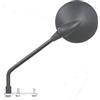FAR SPECCHIETTO SPECCHIO RETROVISORE SINISTRO + KIT MONTAGGIO COMPATIBILE CON PIAGGIO VESPA PX 125 NERO FAR