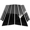 ZEMNLO 10 montanti for montanti lucidi in nero lucido, for BMW X1 F48 F49 2016-2019, adesivo for colonna BC con copertura for finestrino Finiture per porte e coperture per modanature per montanti dell