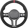 MEWANT Coprivolante Su Misura da Cucire per BMW M Sport | (M Sport) F22 F23 F30 F34 F32 F33 F36 F10 F07 F12 F13 F06 F39 F25 F26 F15 F16 Traspirante Per Volanti Riscaldati Resistente