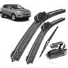 Autopixl 3pcs tergicristallo anteriore e posteriore tergicristallo set kit compatibile con Hyundai Tucson MK2 ix35 2010-2015 parabrezza parabrezza finestra 24+16+12