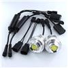 YZWHKJ Occhi d'angelo,Angel Eyes 2 pezzi senza errori Angel Eyes LED luci di posizione 160 W Uso adatto per BMW Serie 5 E60 E61 LCI LED Halo Ring lampadina Uso adatto per fari auto Xenon bianco