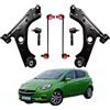 W-Parts KIT BRACCI SOSPENSIONE ANTERIORE PER AVANTRENO 6 PEZZI - BRACCI + BIELLETTE BARRA STABILIZZATRICE + TESTINE SCATOLA STERZO (Per Opel Corsa E)