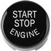 QADFTGY Bottoni Interni Compatibile Con BMW Per F20 F21 F22 F23 F30 F31 F32 F33 Adesivi Per Riparazione Pulsanti Motore Start Stop Interni Auto(Nero)