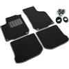 IL TAPPETO AUTO BY FABBRI 3 SPRINT04006 - Tappetini su Misura per Auto in Moquette Antiscivolo Compatibile con Golf IV e SW dal 1998-2003, New Beetle Coupè e Cabriolet, Bora Berlina e S.W dal 1998-2011, Leon I dal 1999-2005
