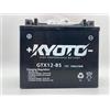 Kyoto battery GTX12-BS | Batteria di ricambio da moto per Kawasaki ER5 (ER500A, B, C) 500 1997