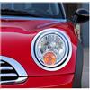 QOPUYNH Faro Copertura Lente per Mini per Cooper R55 R56 2007 2008 2009 2010 2011 2012 2013 Copertura Faro Faro Borsette Lente in Vetro Trasparente Paralume