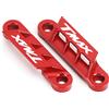Modeer per Yamaha Tmax 560 Tech Max 2020-2023 Tmax 530 SX DX 2017-2020 Moto CNC Coppia Parafango anteriore Piastra dell'asse Slider decorativo tmax530 tmax560 techmax Accessori (rosso)