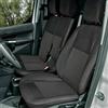 Italfodere - Coprisedili Auto Anteriori - Compatibili con Ford Transit Connect 3 Posti - Fatti a Mano - Accoppiato Triplo - Gommapiuma e Poliestere - Accessori Auto Interno - Made in Italy - Antracite