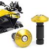 TREONK Contrappesi Manubrio Universali - Set Manopole Tappo Manubrio Alluminio da 22mm Terminali Manubrio Blocco per Moto MTB Bici Corsa