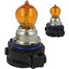 CARALL 2 Pezzi di Lampade Alogena 12V Per Auto (PSY24W 12V 24W PG20-4 Amber)