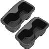 DAZZLEEX Vassoio di stoccaggio 2pcs per il supporto della tazza di terza in Per for hyundai Santa Fe 67 posti 2024 2025 immagazzinaggio migliorato per il comfort di viaggio