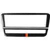 BJJS Copertura per cornice in fibra di carbonio per interni, adatta per Mercedes Benz Classe A, Classe B, CLA, GLA 2013-2017 (pannello per climatizzatore e CD)
