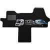 OFFICINE MILANO IL TUO STILE IN AUTO. Tappeto per CAMPER Ducato-Jumper-Boxer, Compatibile con Modelli dal 2007 - Alta Qualità - Made in Italy - OFFICINE MILANO