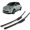 DISCORAMA® KIT 2 SPAZZOLE TERGICRISTALLO ANTERIORE PER FIAT 500 312 DAL 2007 600MM+350MM