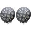 J/J 2x Faro di Profondità 120W LED 12V 24V Luce di Posizione Bianco Arancio Proiettore Ausiliario Rotondo 9 Pollici Per Tetto Paraurti Camion Fuoristrada Auto Camper Trattore Omologazione Е9 R112 R10