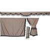 Generic Tende laterali per camion - Beige con nappe nere