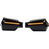 HMLTD Guardamotociclo Nero per Royal Enfield Himalayan 400 411 650 BS6, Guardi Manubrio per Motocicletta, Imbullonato, Specifico per il veicolo, Verniciato a polvere, Plastica, Front Left Lower