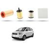 HOFFCAR Kit Tagliando 4 filtri compatibile con Audi A2 (8z0) 1.4 tdi 55kw dal 2000 2005