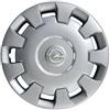 Rixto Kit di 4 copricerchi adattabili - per OPEL ASTRA CORSA COMBO MERIVA SIGNUM VECTRA ZAFIRA (LOGO CROMATO) - diametro 15