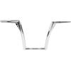 Three T FSFYUK Manubrio Ape Hanger anteriore per moto, altezza 14, altezza 1-1/4, ricambio in ferro per Dyna, per , per 1000 1200 883, Tour Glide, Touring Road, cromato