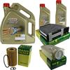 Diederichs Set di filtri, 7 litri, olio motore EDGE Titanium FST 5W-30 LL MANN-FILTER filtro abitacolo filtro aria filtro olio