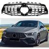 BYbags C118 GT Griglia paraurti anteriore per Mercedes CLA Classe W118 CLA200 CLA250 CLA220 CLA35 2019-2023 Argento
