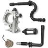 Besshepplo Kit completo pompa olio per motosega 034 036 MS360 con asta a vite senza fine e filtri