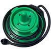 SHUGWA Tappo Serbatoio Refrigerante Per Golf 4 5 6 Per Passat Per Jetta Per Octavia Seat Leon Per 1J0201550A 3AD201550A 5Q0201550J Tappo Del Serbatoio Del Carburante Coperchio Serbatoio Espansione(A Green)