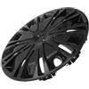 JECOMPRIS Copri Cerchi Resistenti 13 Pollici in Pp Nero Finitura Lucida Auto Coprimozzi Decorativi dallo Stile Sofisticato per Veicoli