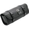 Generico Borsa per forcella per moto, Borsa per rotolo in pelle per moto | Borsa per manubrio forcella anteriore moto con serratura,Borsa per attrezzi da manubrio a botte da moto retrò in pelle PU resistente a