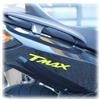 labelbike - 2 Adesivi 3D Moto Scooter Scritte TMAX Protezione e Decorazione in Resina compatibile con YAMAHA TMAX 500-530-560 2001-2021 - Colore Giallo Fluo