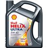 Shell Helix Ultra 5W-40 A3/B4 Olio motore, 5 l