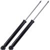 BESTPRICE 2x ammortizzatore a gas a pressione posteriore monotubo, compatibile con FORD FIESTA Mk5 (JH_, JD_), MAZDA 2 (DY)