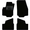QUEMAR Tappetini Auto compatibili con Opel Astra H 2004-2011 / Kit Tappeti in Moquette e Gomma su Misura (Set 2 Anteriori + 2 Posteriori) / Ricami e Colori Personalizzati (0 Ricami, Bordo Antracite)