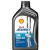 Shell Royal Dutch Shell Lubrificanti 550044447 Shell Advance 4T Ultra Sintetico Olio moto, 10 W/40