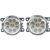 DZSYINGLONGSM Fendinebbia Anteriore Fari Fendinebbia A LED Per Jeep Per Renegade 2015-2018 Per Compass Griglia 9 Coppie Di Chip LED Accessori(Led A)