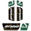AZgraphishop AZ GRAPHISHOP ADESIVI RIFRANGENTI COMPATIBILE PER BMW VALIGIE VARIO R 1300 GS 2024 ATR-FM-002 (Option 719 - Tramuntana)