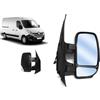 GENERICO Alta Qualità Aftermarket Specchietto Manuale Destro MASTER 2010 Retrovisore DX Dal 2010-2023 Braccio Corto,Freccia Integrata