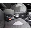 Drive Design bracciolo Design Compatibile 2008 (2013-2019) Nero Cuciture Bianco Montaggio Senza Viti