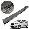 Chromemaster | Protezione paraurti Posteriore | Compatibile con Opel Combo dal 2019- | Acciaio INOX lucido, grafite lucida | Protezione paraurti protegge la vernice del paraurti dai graffi