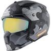 Bogotto Radic Camo 22.06 Casco, nero opaco, L