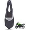 HERCHR Fanale Posteriore Bicicletta Moto, Luce per Moto Luci Targa per Parafango Posteriore a LED ABS Avvertimento Riflettore di Luce di Sicurezza Sporca Fender per Moto da Cross(Argento)
