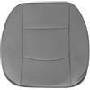 Miskall Coprisedile Anteriore, Imbottitura Per Cuscino del Sedile di Ricambio Per Auto Tappetino Protettivo Per Sedile Anteriore in Pelle PU Copertura Impermeabile Per SUV Berlina a 4 Porte(grigio)