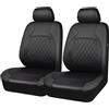 PANXUC Set Copri-Sedile per Anteriori e Posteriori Per Ford Ka (1999-2003). Pelle Impermeabile Set Completo Copri-Sedile Fodere Anteriori e Posteriori Set Coprisedili,