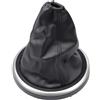 WIBNBRO Testa Leva Cambio Per Ford Per Fiesta Per Fusion Per Transit Per Connect 2002 2003 2004 2005 2006 2007 Car Styling Pomello Del Cambio Cuffia Leva Cambio Copertura Maniglia Leva Cambio(Leather Cover)