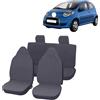 GPDESIGN COPRISEDILI GRIGIO PER CITROEN C1 / TOYOTA AYGO/PEUGEOT 107 IN COTONE GRIGIO (CITROEN C1)