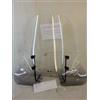 FACO PARABREZZA COMPATIBILE CON vespa special 50 2Tempi modello anni 70/80 a 3/4 marce cod.22901 MARCA FACO ALTO 670 mm LARGO 720 mm 1 LASTRA 1 KIT MANTAGGIO