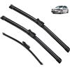 Autopixl Set compatibile con VW Golf 6 Golf6 MK6 VI 2009-2012 5K tergicristallo anteriore posteriore Wagon GTI R GTD parabrezza parabrezza finestra 24+19+11 (Color : Front Rear, Size : LHD)