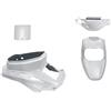 one by camamoto kit set carene complete plastiche compatibile con mbk booster spirit - yamaha bw's original anno dal 1994 al 2003 (freno a disco) (bianco perla)